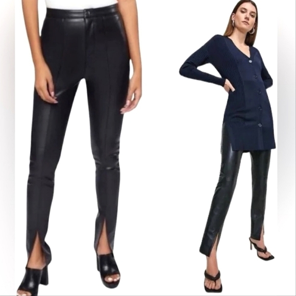 Jason Wu Skinny Faux Leather Pants Size Small NWT - Picture 1 of 12